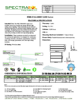 FHB-U066-HB03 Series