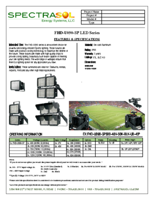 FHD-U120-FL Series